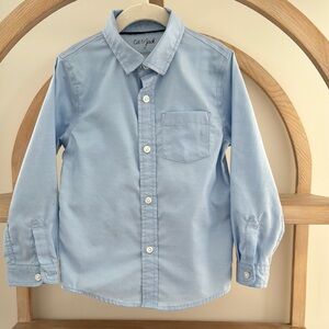 Cat & Jack Light Blue Kids Shirt